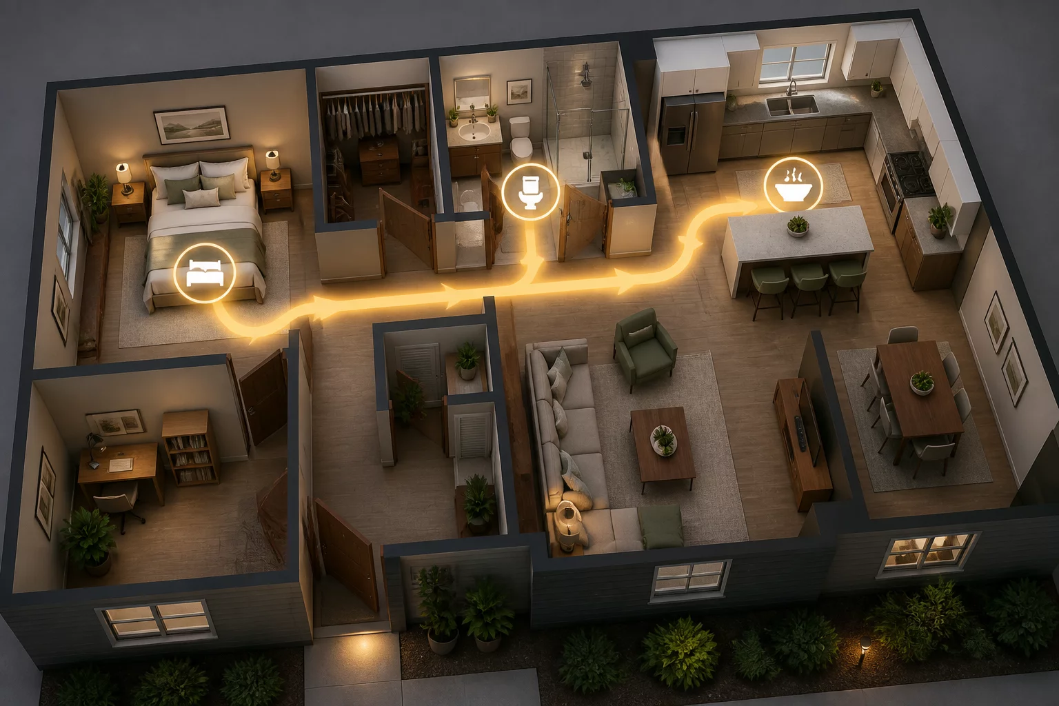 How to Map a Room Routine